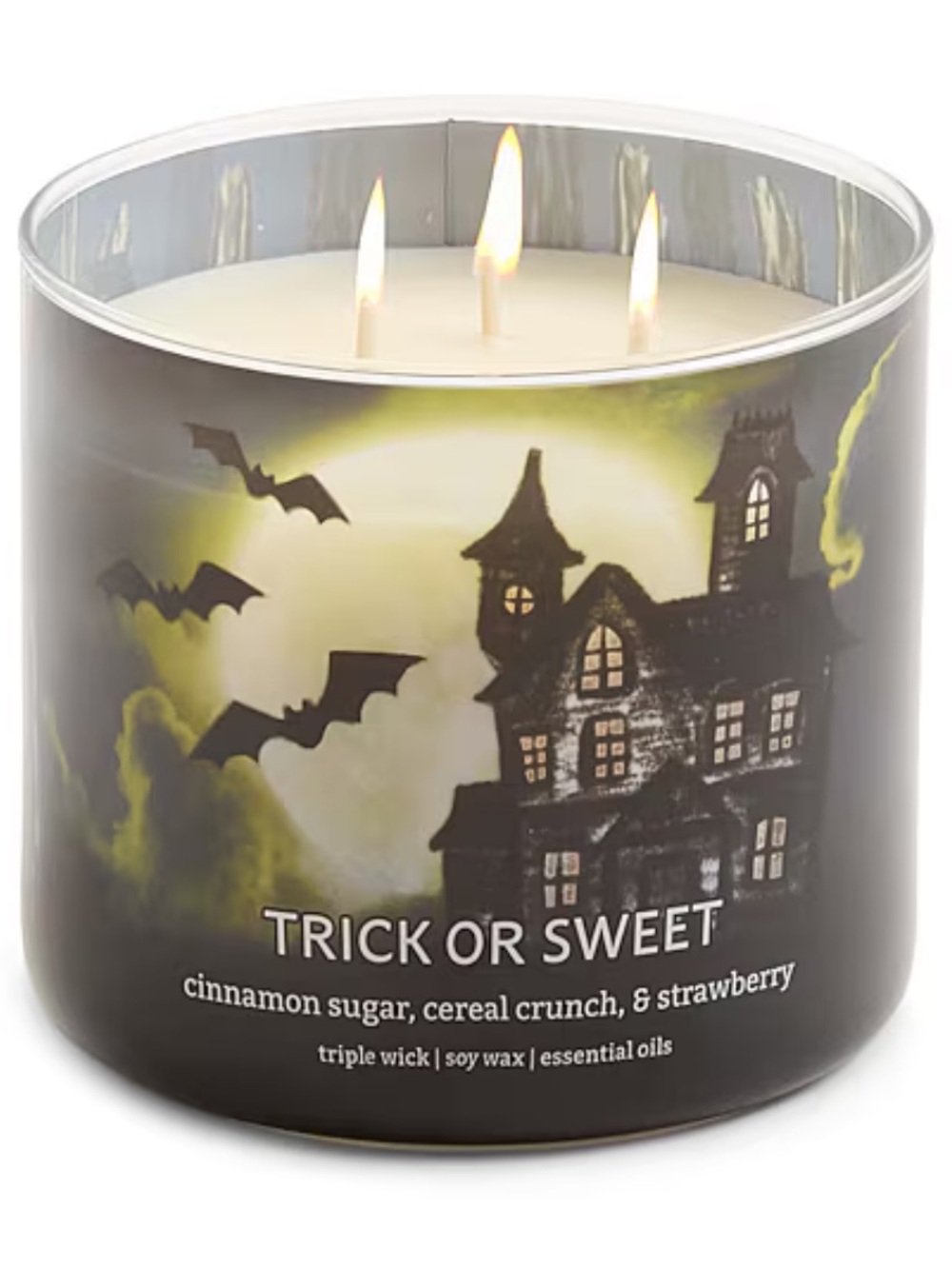 Trick Or Sweet 3-Wick Scented Jar Halloween Candle